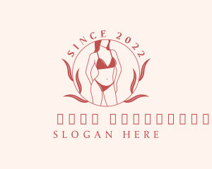 Sexy - Natural Female Bikini logo design