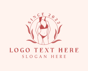 Female - Natural Female Bikini logo design