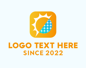 Environment - Solar Technology Sustainability logo design