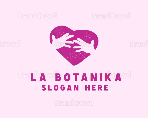 Friendship Hand Heart Logo