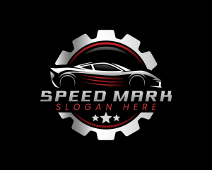 Racing Automotive Car logo design