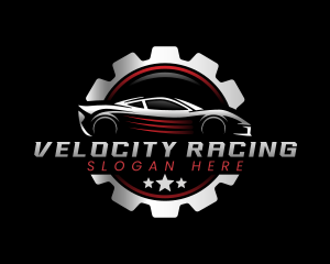 Racing Automotive Car logo design