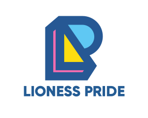 Colorful Connected LP logo design