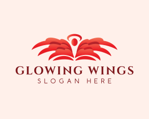 Guardian Angel Wings logo design