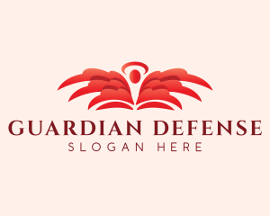 Guardian Angel Wings logo design