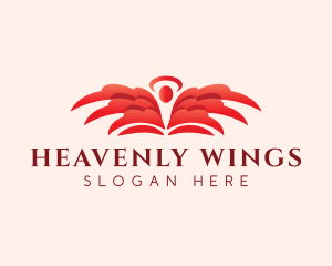 Guardian Angel Wings logo design