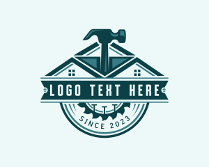 Tradesman - Hammer Carpenter Remodel logo design