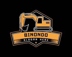 Builder Backhoe Excavator Logo