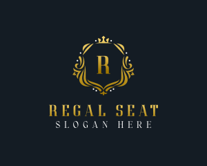 Regal Shield Crown logo design