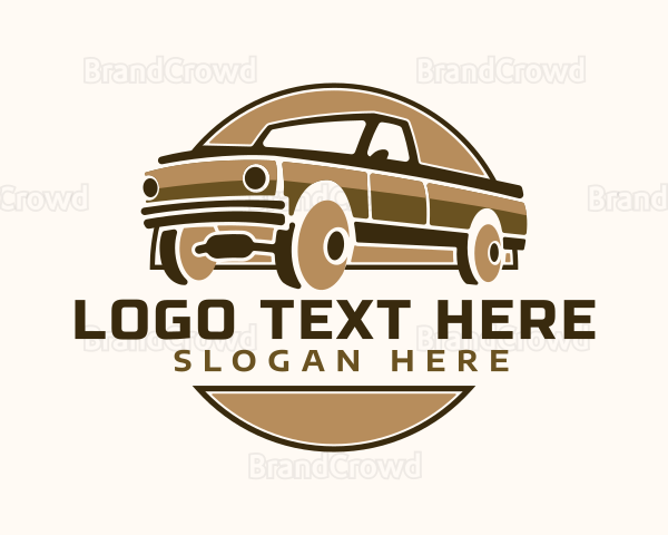 Pickup Truck Badge Logo