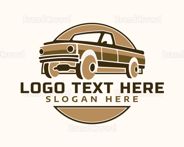 Pickup Truck Badge Logo