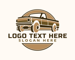 Pickup Truck Badge Logo