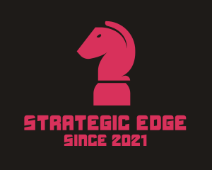 Strategy - Horse Chess Board Game logo design