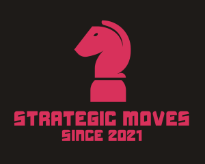 Chess - Horse Chess Board Game logo design