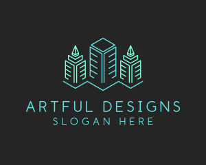 Real Estate Buildings logo design