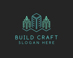 Real Estate Buildings logo design