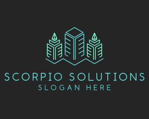 Real Estate Buildings logo design