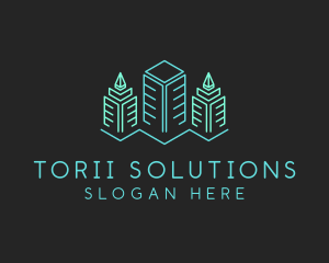 Real Estate Buildings logo design