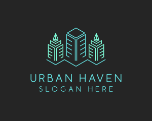 Real Estate Buildings logo design