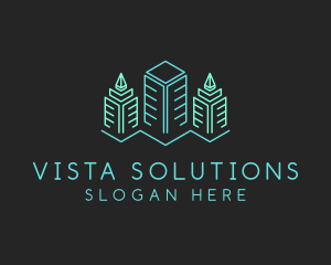 Real Estate Buildings logo design