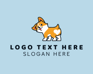 Veterinary - Corgi Heart Pet logo design