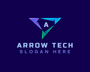 Arrow Logistics Tech logo design