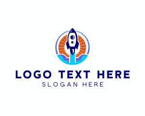 Aerospace Rocket Launch  Logo