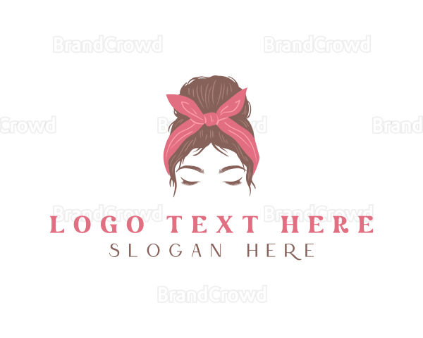 Woman Hair Beauty Salon Logo