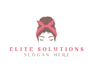 Woman Hair Beauty Salon Logo