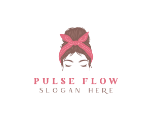 Woman Hair Beauty Salon Logo