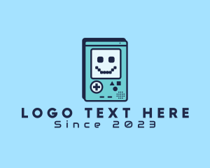 Smile - Handheld Game Pixels logo design