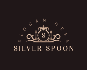 Utensil - Elegant Spoon Fork Utensils logo design