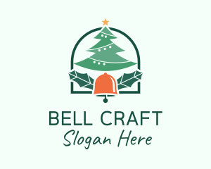 Bell - Christmas Tree Bell logo design