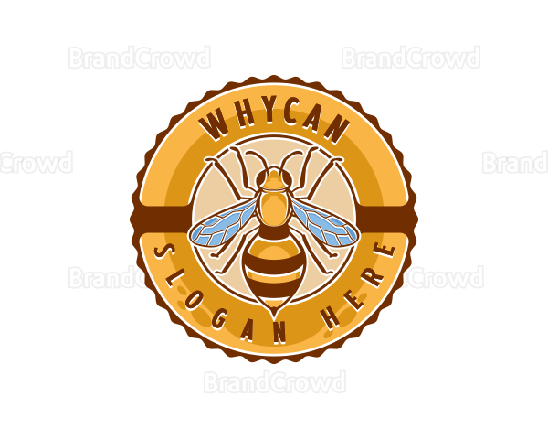 Bee Insect Apiary Logo