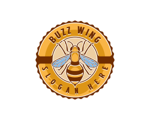 Bee Insect Apiary logo design