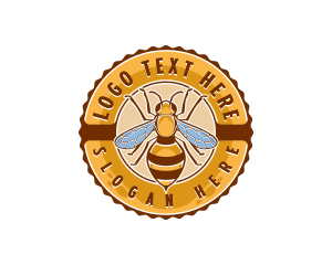 Honeybee - Bee Insect Apiary logo design