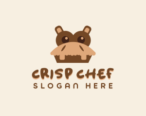 Hippo Dessert Cafe  logo design