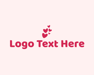 Sweet - Pink Cute Heart logo design