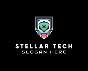 Science Fiction - Alien Shield Science Fiction logo design