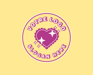 Heart Pillow Sparkle Logo