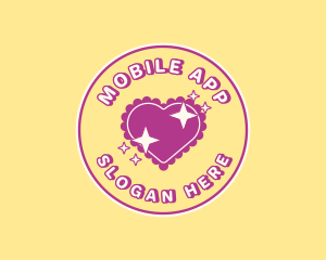 Heart Pillow Sparkle Logo