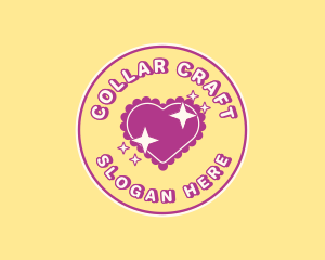 Heart Pillow Sparkle logo design