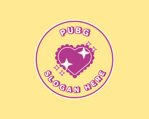 Craft - Heart Pillow Sparkle logo design