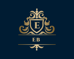 Royal - Elegant Royal Crest Shield logo design