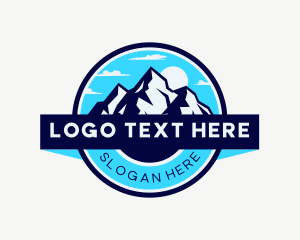 Badge - Nature Mountain Summit logo design