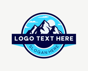 Outdoor - Nature Mountain Summit logo design