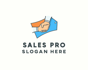 Sales Partnership Partner Deal logo design