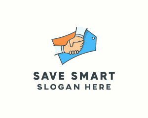 Save - Sales Partnership Partner Deal logo design