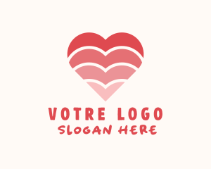 Romance Heart Care Love Logo