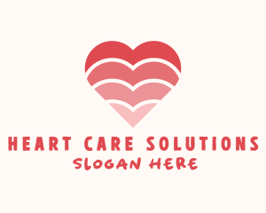 Romance Heart Care Love logo design